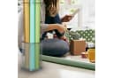 relaxdays Schirmständer aus Metall Silber Modernes Mesh-Design Bild 5