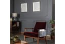 relaxdays Zeitungsständer Zeitschriftenhalter Wand, Schwarz Bild 1
