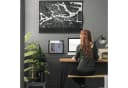 relaxdays Zeitungsständer Zeitschriftenhalter Wand, Schwarz Bild 3
