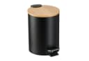 relaxdays Kosmetikeimer 3 Liter Schwarz mit Trittpedal Bild 2