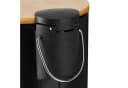relaxdays Kosmetikeimer 3 Liter Schwarz mit Trittpedal Bild 3