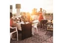 relaxdays Klapptisch Gartentisch BASTIAN Braun Quadratisch Bild 5