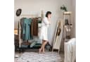 relaxdays Hängeaufbewahrung Hängeregal für Kleiderschrank Beige Bild 3