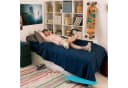 relaxdays Aufbewahrungsbox 2er Set Grau Silber Stoffboxen Faltbar Bild 3