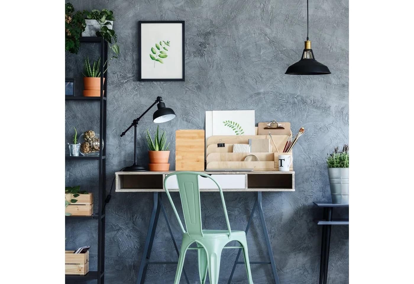 relaxdays Aufbewahrungsbox Bambus stapelbar M Natur - Bild 5