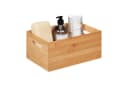 relaxdays Aufbewahrungsbox Bambus stapelbar Natur Bild 2