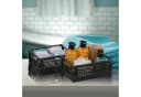relaxdays Aufbewahrungsbox 2er Set, Schwarz Bild 1