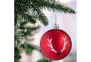 relaxdays Weihnachtsbaumkugel Set 103 St. Weiß-Rot Kunststoff Bild 1