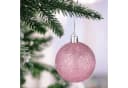 relaxdays Weihnachtsbaumkugel 101er Set Rosa Bild 1