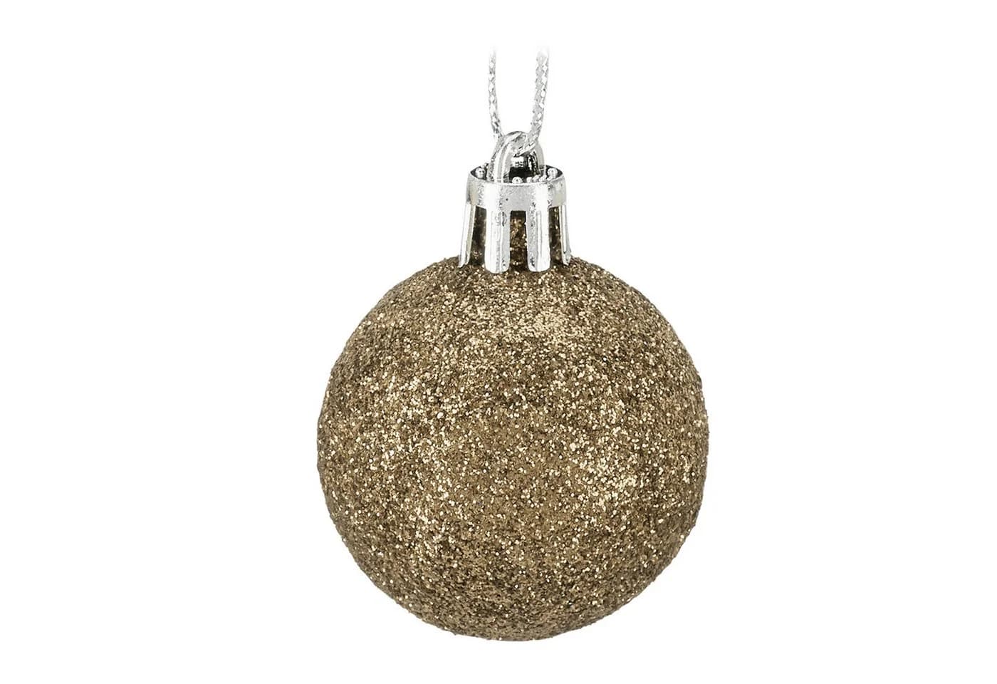 relaxdays Weihnachtsbaumkugel 50er Set Gold/Silber - Bild 5