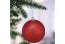 relaxdays Weihnachtsbaumkugel Set 110-tlg. Rot/Silber Bild 1