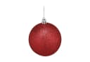 relaxdays Weihnachtsbaumkugel Set 110-tlg. Rot/Silber Bild 5