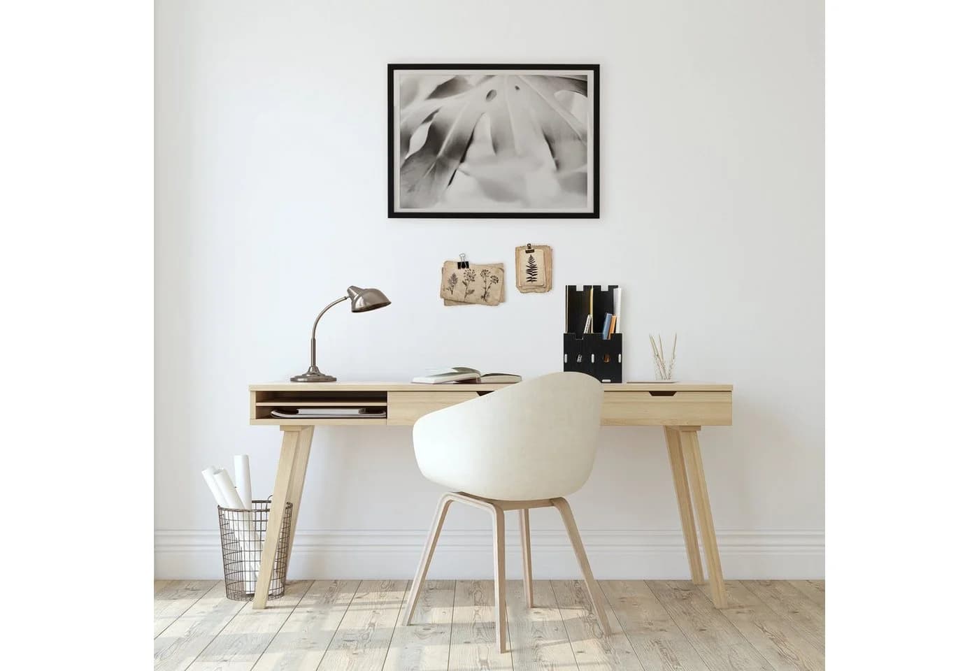 relaxdays Stehsammler 2 Fächer DIN A4 weiß - Bild 5