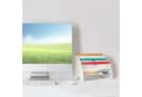 relaxdays Briefablage 6 Fächer Weiß MDF Dokumentenablage Bild 1