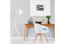 relaxdays Briefablage 4 Fächer weiß MDF Bild 1