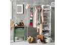 relaxdays Hängeregal Kleiderschrank schmal grau 6 Fächer Bild 5