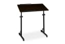 relaxdays Laptoptisch höhenverstellbar Schwarz 80x50 cm mit Rollen Bild 3
