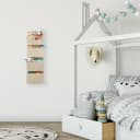 relaxdays Badorganizer Hängeorganizer 4 Fächer Beige Bild 1
