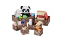 relaxdays Aufbewahrungskorb 6-tlg. Set geflochten Braun Bild 2