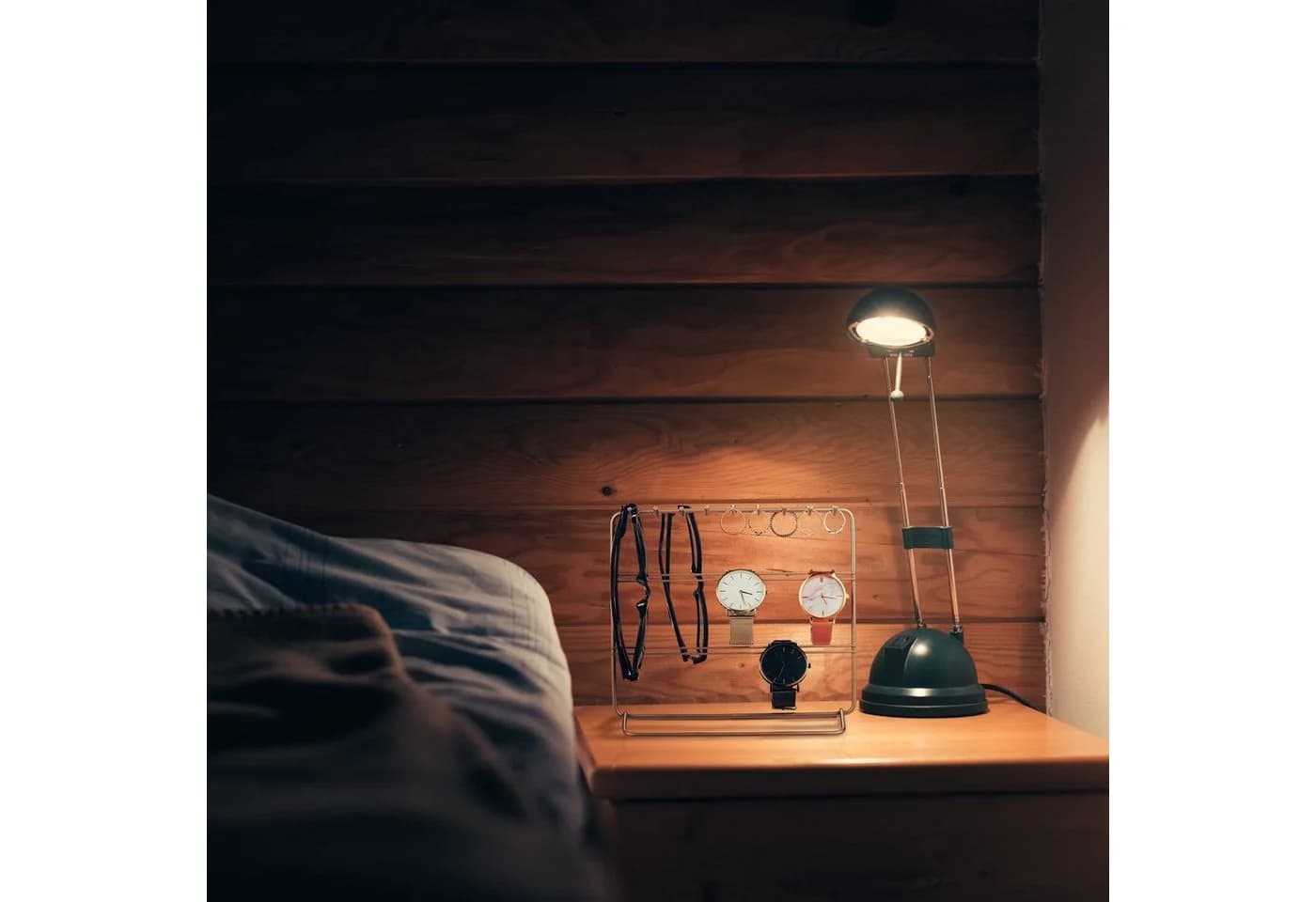 relaxdays Schmuckständer für Ketten und Ohrringe, Bronze - Bild 5