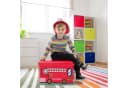 relaxdays Spielzeugtruhe Faltbar mit Stauraum, Fire Truck Bild 3