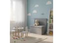 relaxdays Sitzhocker Faltbar mit Lehne L grau Bild 3
