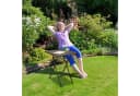 relaxdays Klapptisch Gartentisch BASTIAN Schwarz Klappbar Wetterfest Bild 3