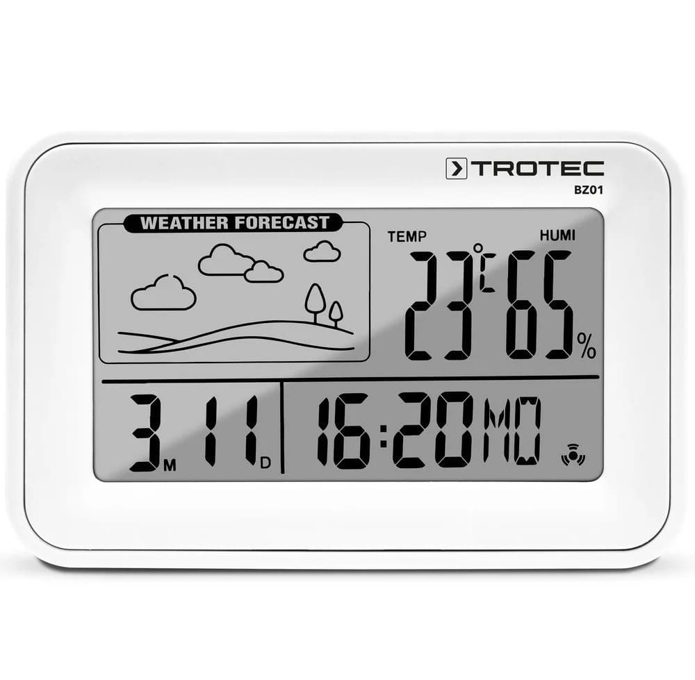 TROTEC Digital Wecker mit Wetterstation BZ01 - Bild 2