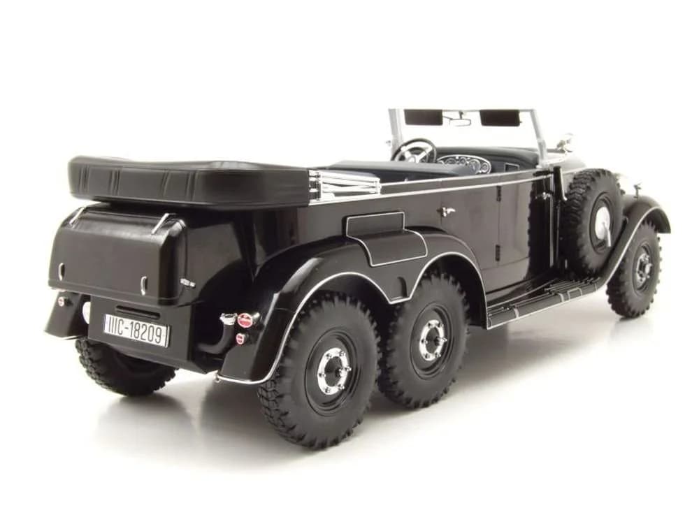 MCG Modellauto Mercedes G4 Cabrio W31 1938 1:18 Schwarz Metall