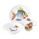 Seltmann Weiden Kindergeschirr-Set Compact Bunte Tierwelt 3-tlg. Porzellan Bild 2