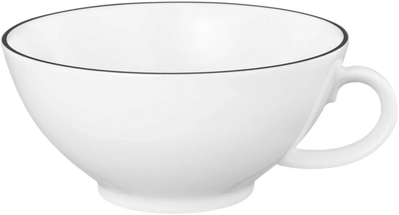 Tasse SELTMANN WEIDEN Lido Black Line Schwarz-Weiß Porzellan - Bild 2
