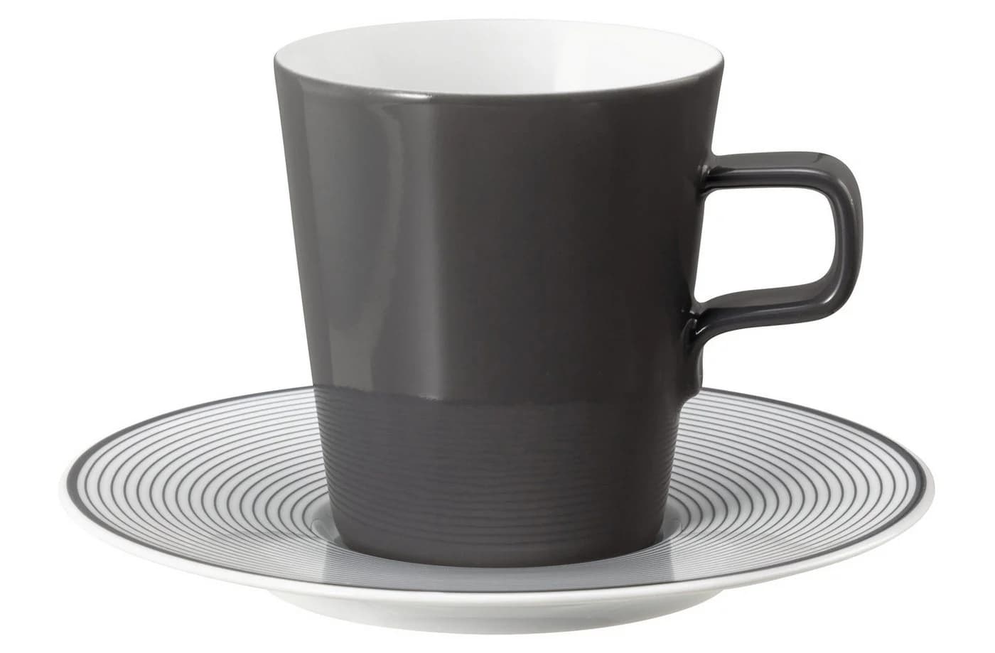 Tasse SELTMANN WEIDEN No Limits Moments Anthrazitfarben Weiß