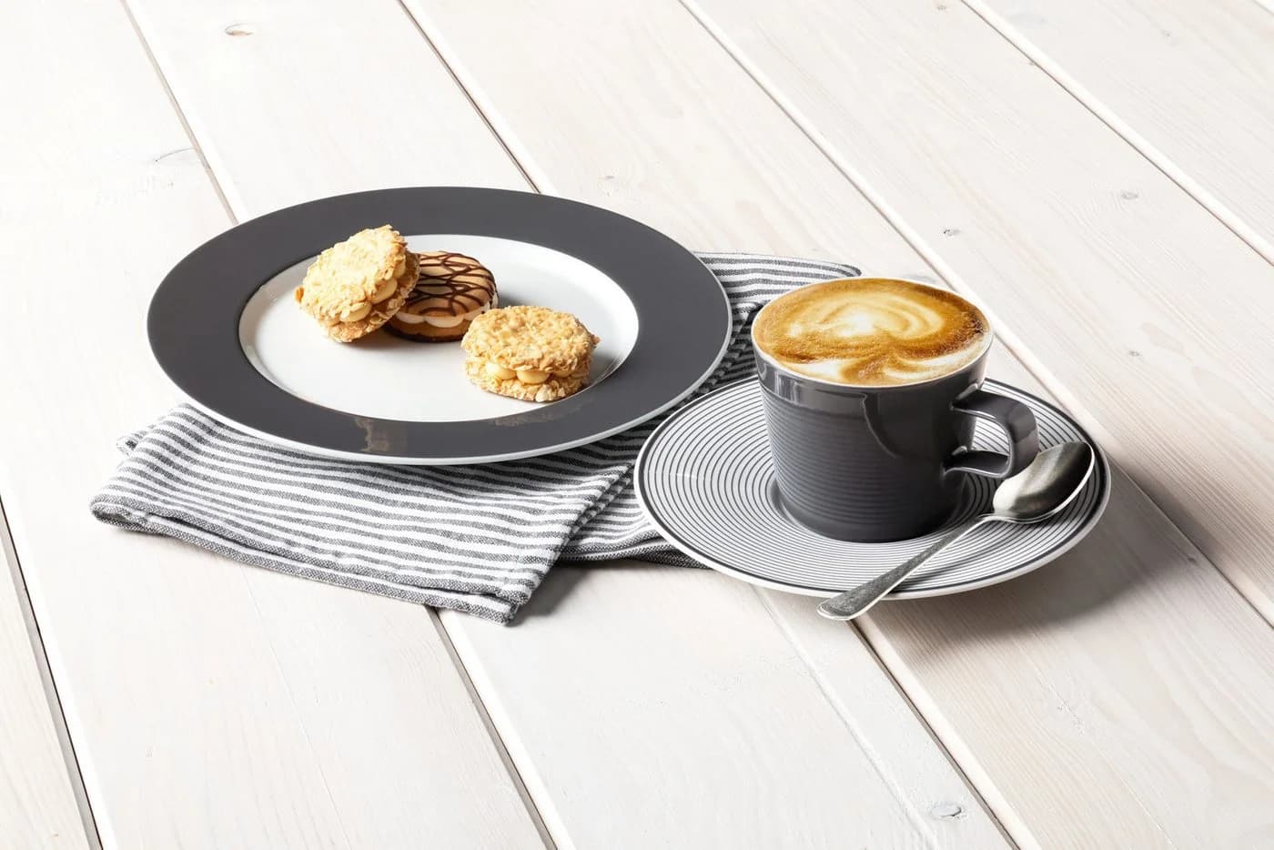Tasse SELTMANN WEIDEN No Limits Moments Anthrazitfarben Weiß - Bild 3