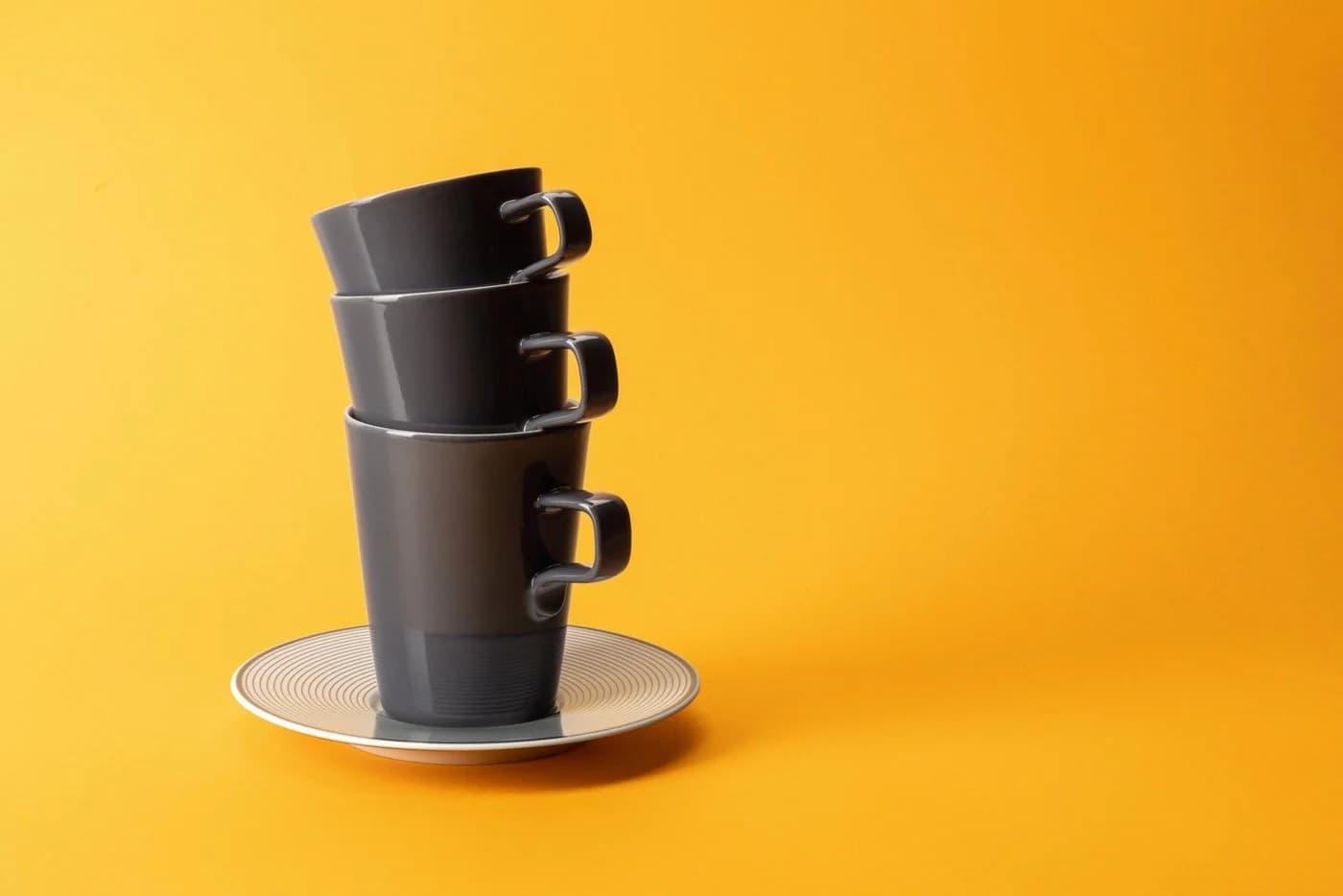 Seltmann Weiden Cappuccinotasse No Limits Moments Anthrazit/Weiß Porzellan - Bild 3