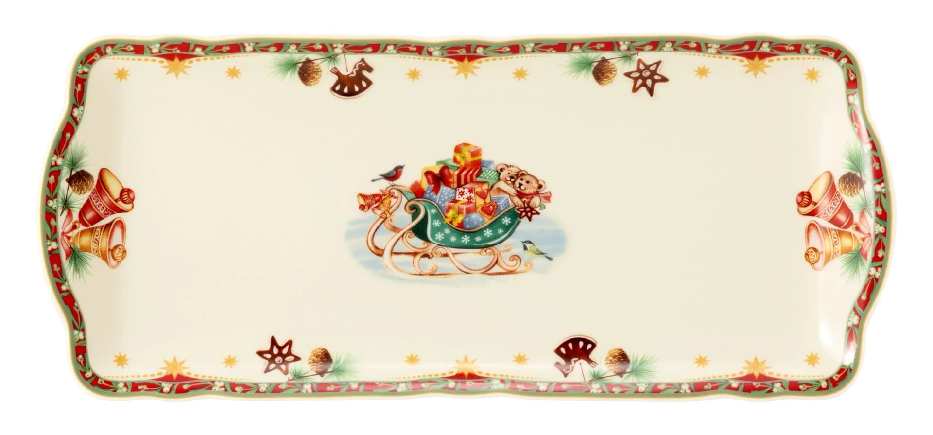 Seltmann Weiden Kuchenplatte Marieluise Weihnachtsnostalgie Bunt Porzellan - Bild 2