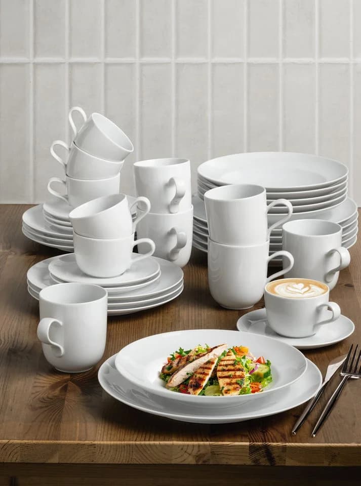 Seltmann Weiden Liberty Becher Weiß 1-tlg. Porzellan Tasse - Bild 5