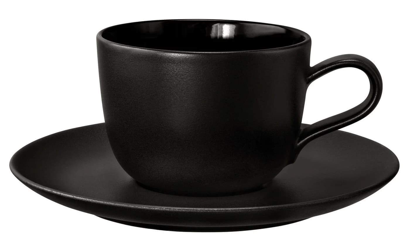 Seltmann Weiden Tasse LIBERTY Velvet Black Porzellan 0,26 l