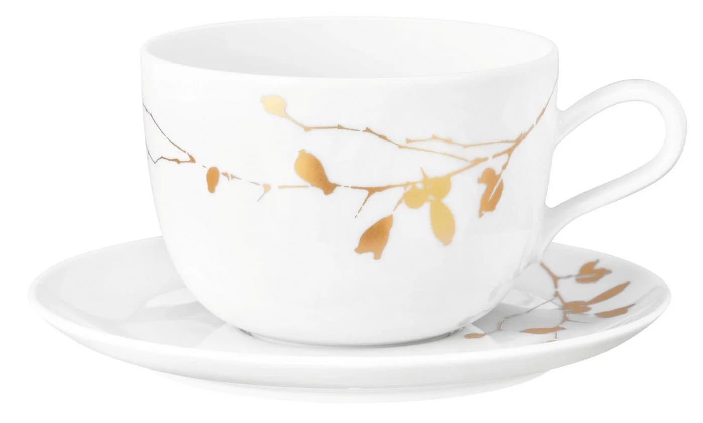 Seltmann Weiden Tasse Liberty Golden Rose Hip Porzellan 0,38 l