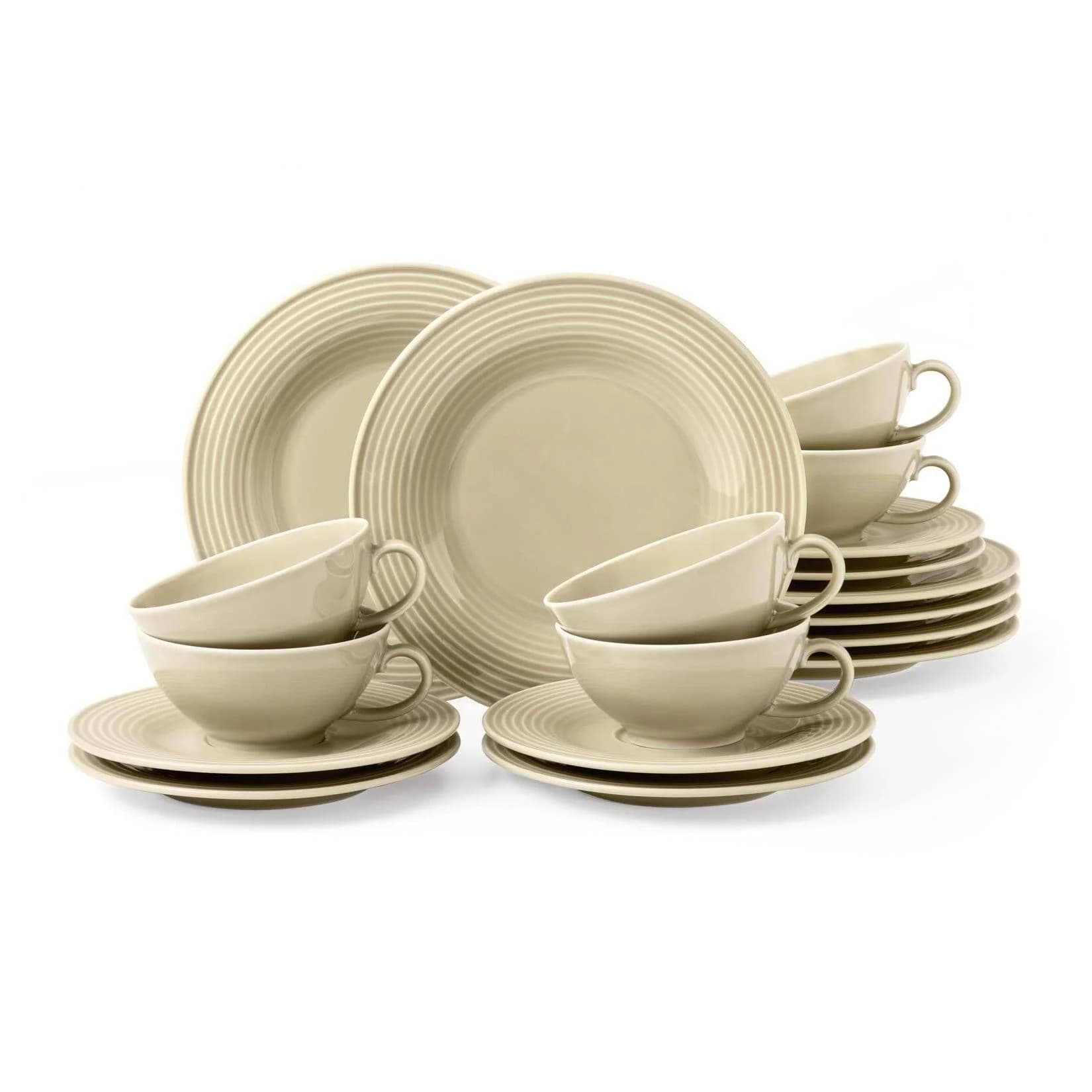 Seltmann Weiden Teeservice Beat Color Glaze 18-teilig