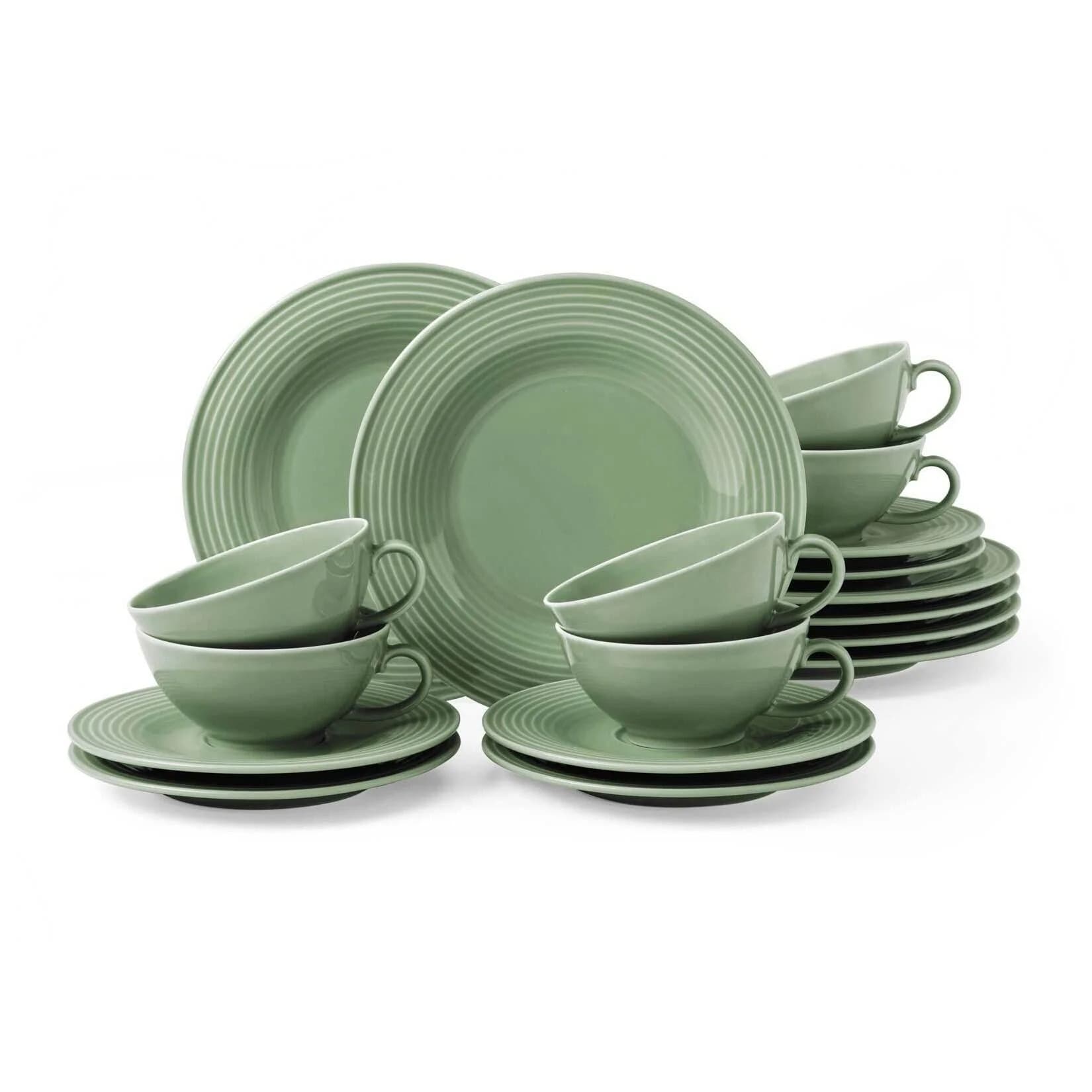 Seltmann Weiden Teeservice Beat 18-teilig Color Glaze