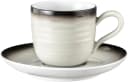 Espressotasse Seltmann Weiden Terra Corso Weiß Anthrazit Beige Grau Bild 1