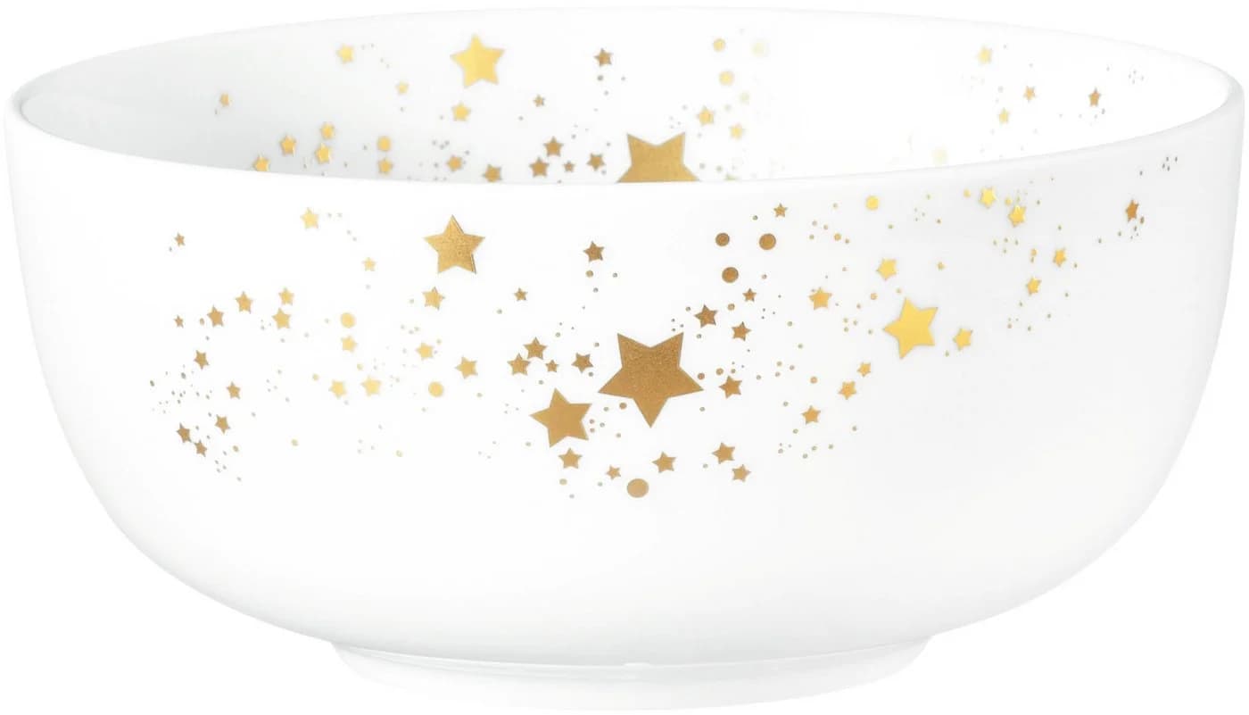 Müslischale SELTMANN WEIDEN Liberty Golden Stars Weiß Gold - Bild 2