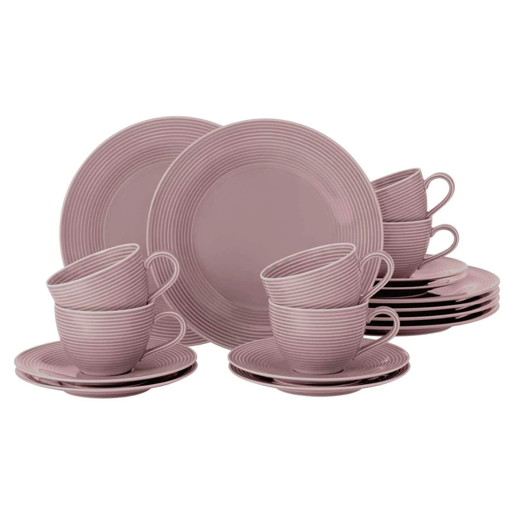Kaffeeservice SELTMANN WEIDEN Beat 18-teilig Rosa Porzellan
