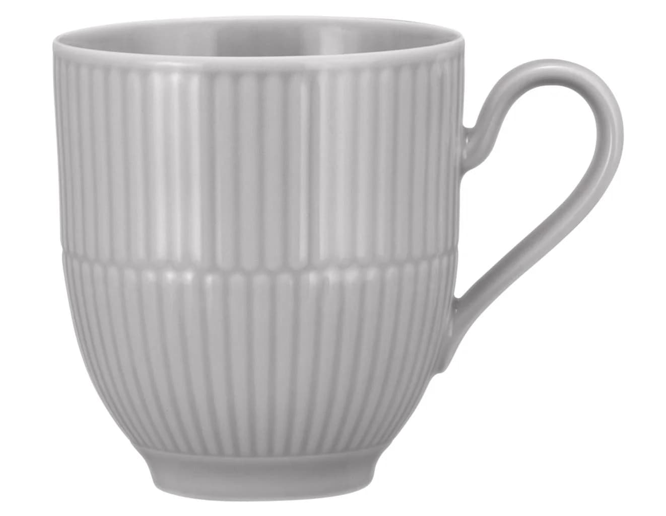 Henkelbecher AMINA Warmgrey Porzellan 360 ml
