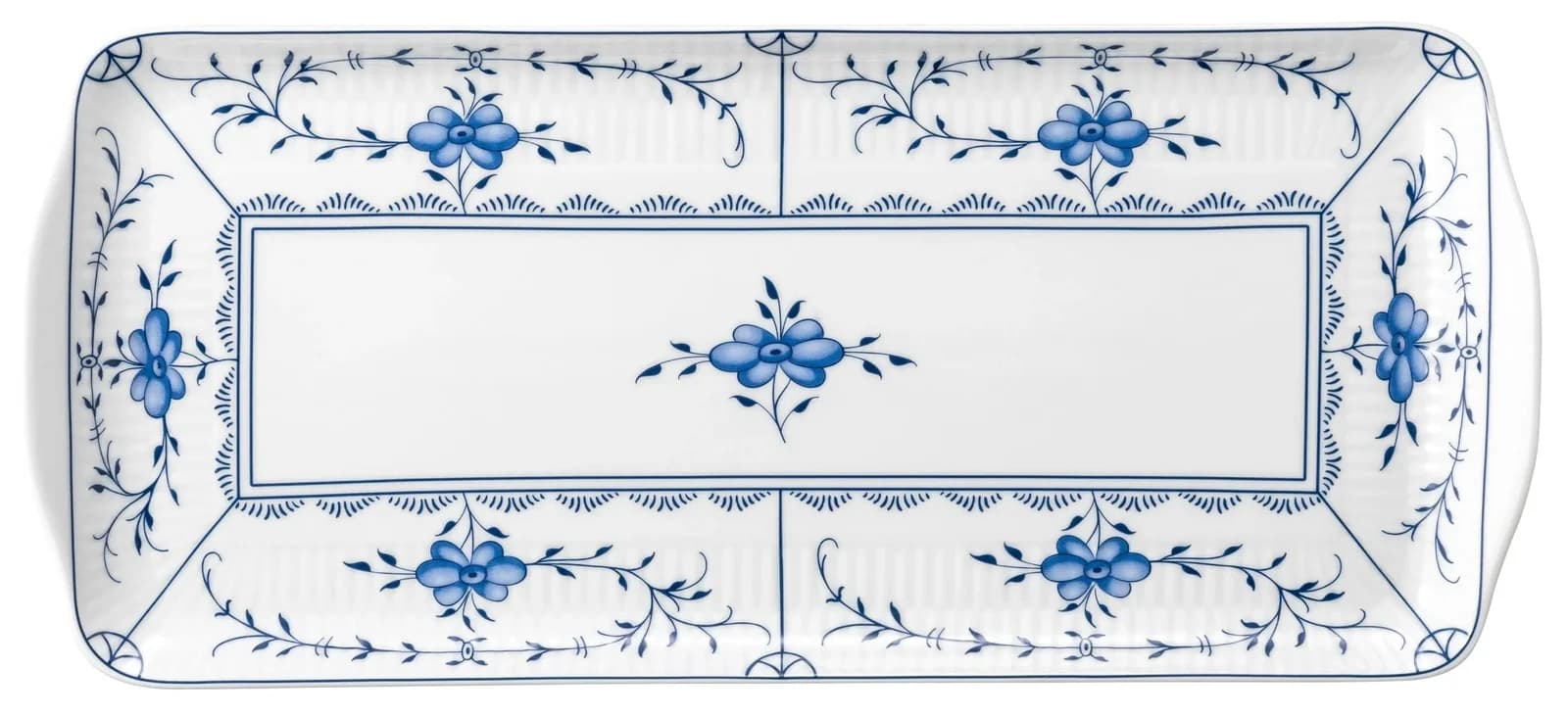 Kuchenplatte SELTMANN WEIDEN Amina Strohblume Blau Weiß Porzellan