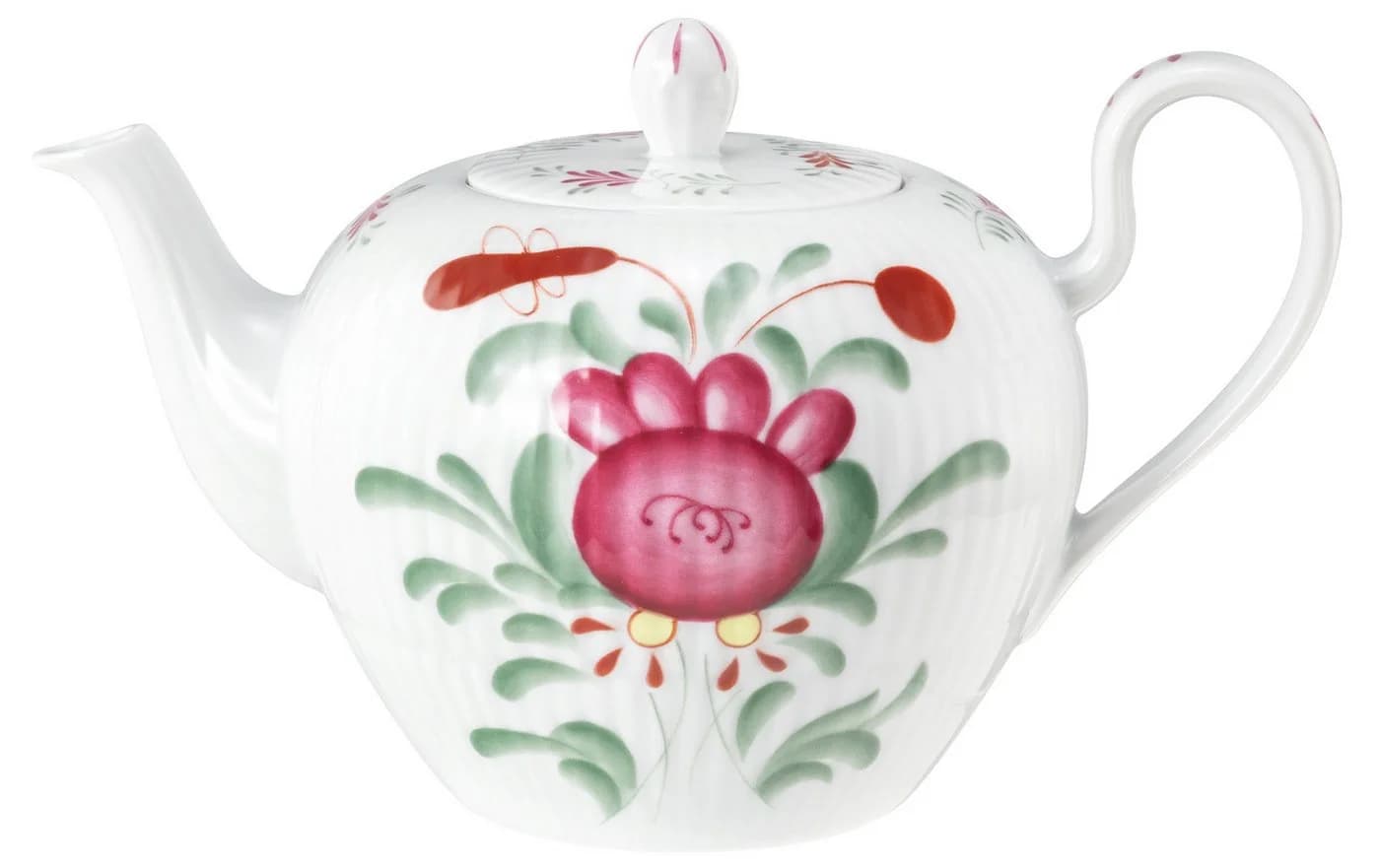 Seltmann Weiden Kanne Amina Ostfriesenrose 0,75 l Porzellan Relief - Bild 2