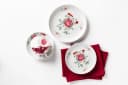 Seltmann Weiden Kanne Amina Ostfriesenrose 0,75 l Porzellan Relief Bild 3