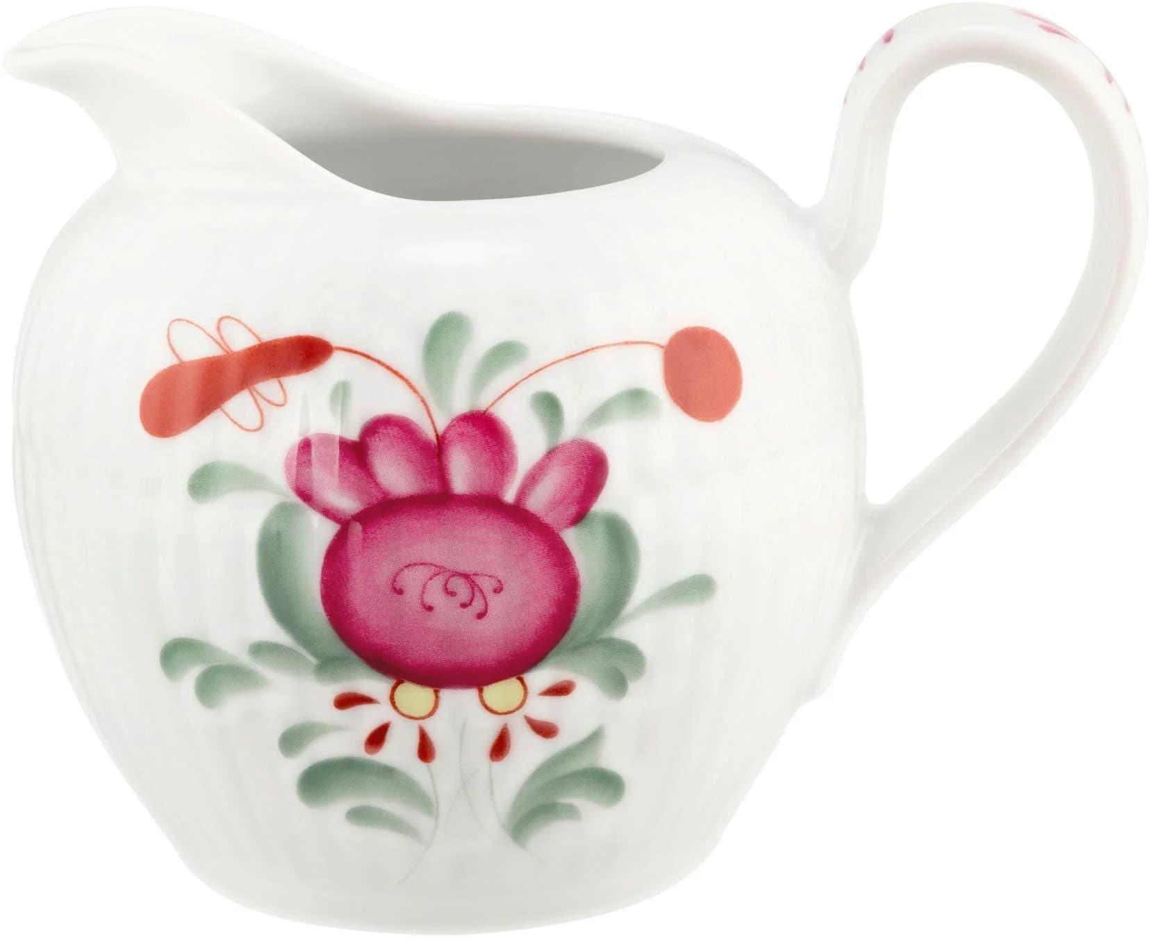 Seltmann Weiden Milchkännchen Amina Ostfriesenrose Bunt Porzellan