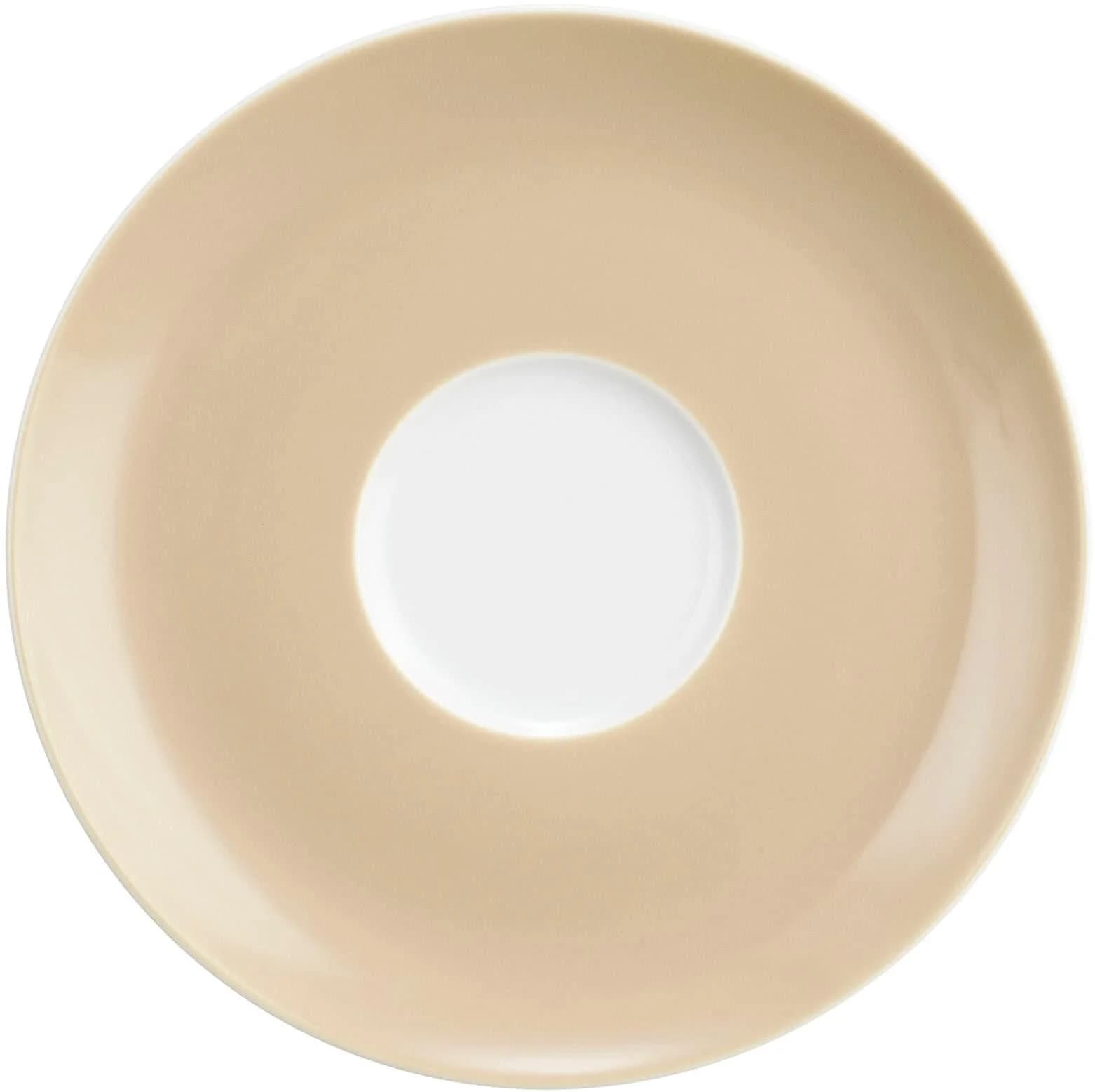 Seltmann Weiden Liberty Untertasse dusty beige Porzellan