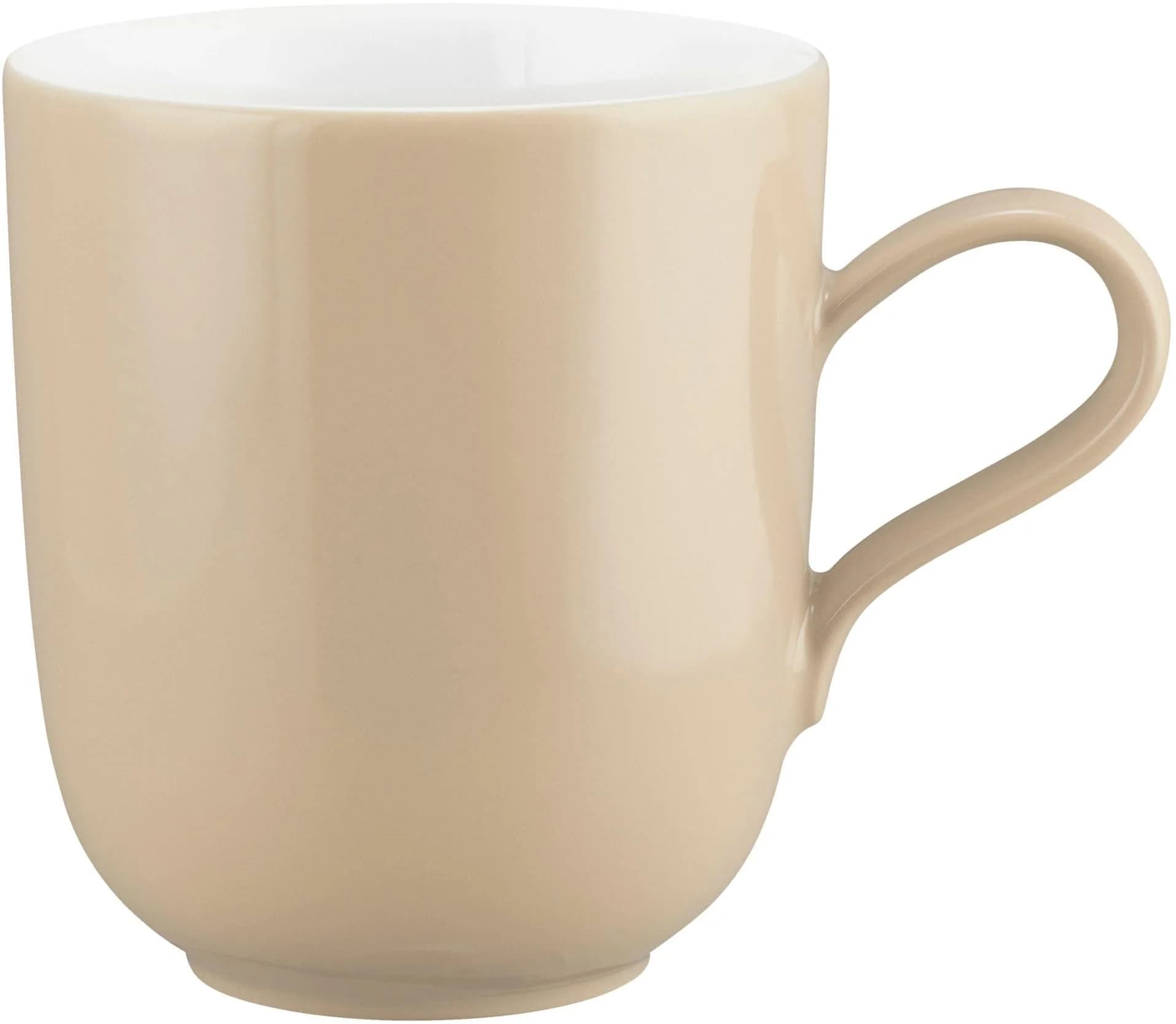 Seltmann Weiden Liberty Becher dusty beige Porzellan